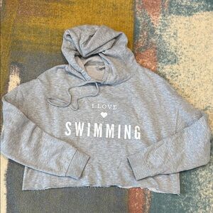 Gray Women's Swim Hoodie